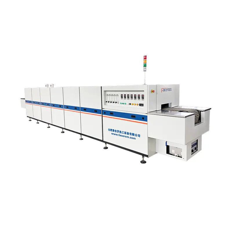 1100℃ 7 Zones Electric Continuous Sintering Kiln Furnaces