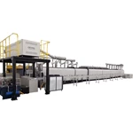 1600℃ 8 Zones Advanced Ceramics Pusher Sintering Kiln Furance